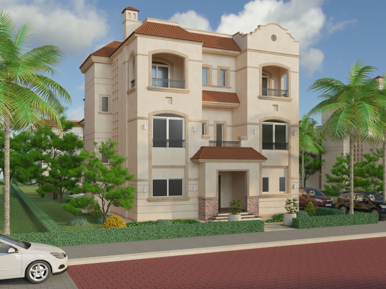 Construction of 4 villas in Durrat Al-Kerz 2 compound in Fifth Settlement